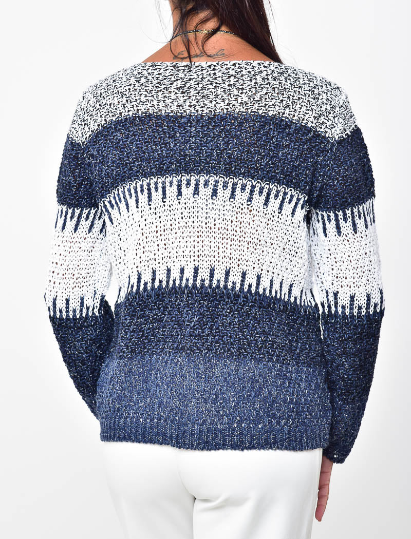 MARINE KNITTED CARDIGAN