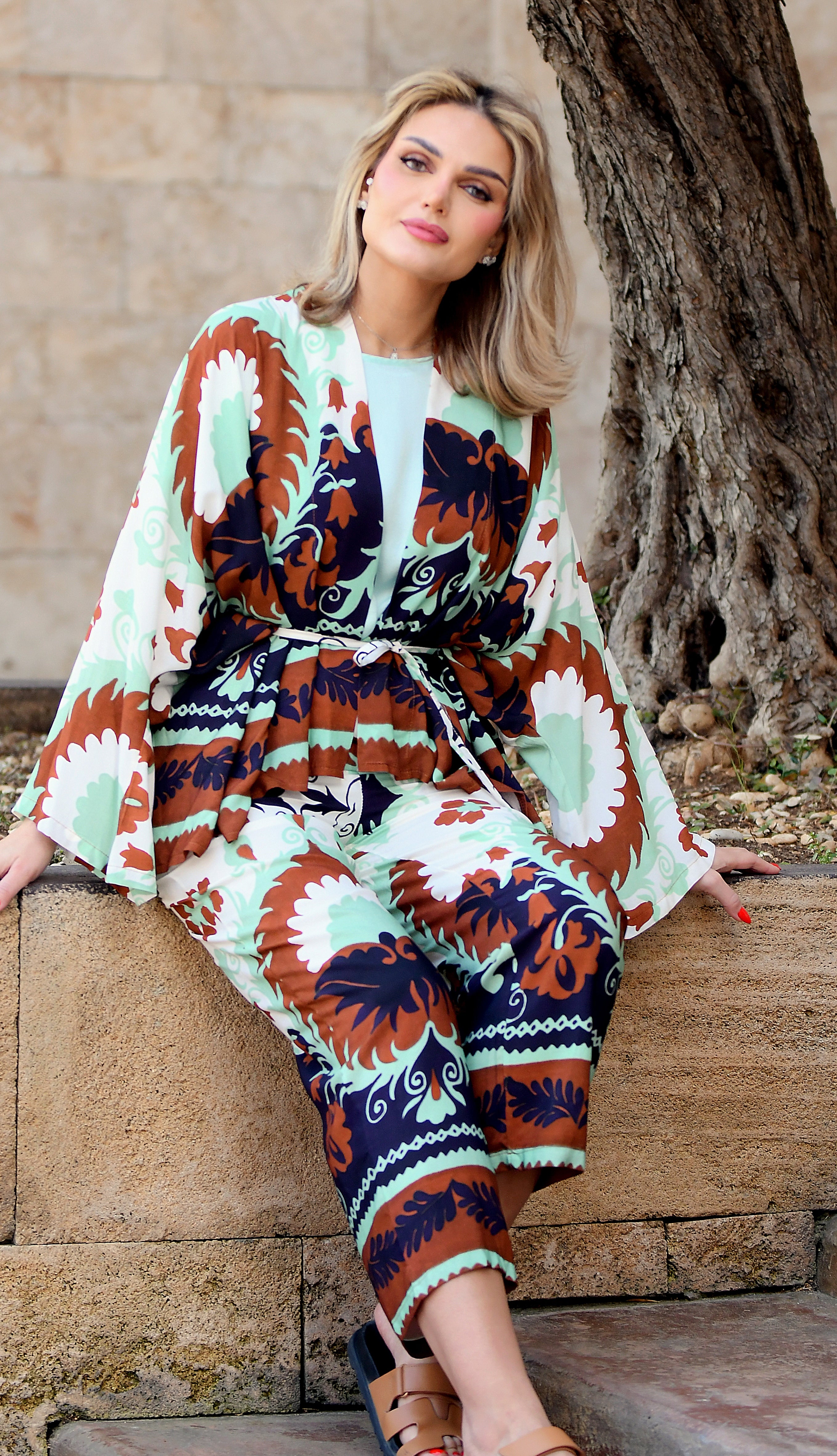 SET KIMONO AND PANTS