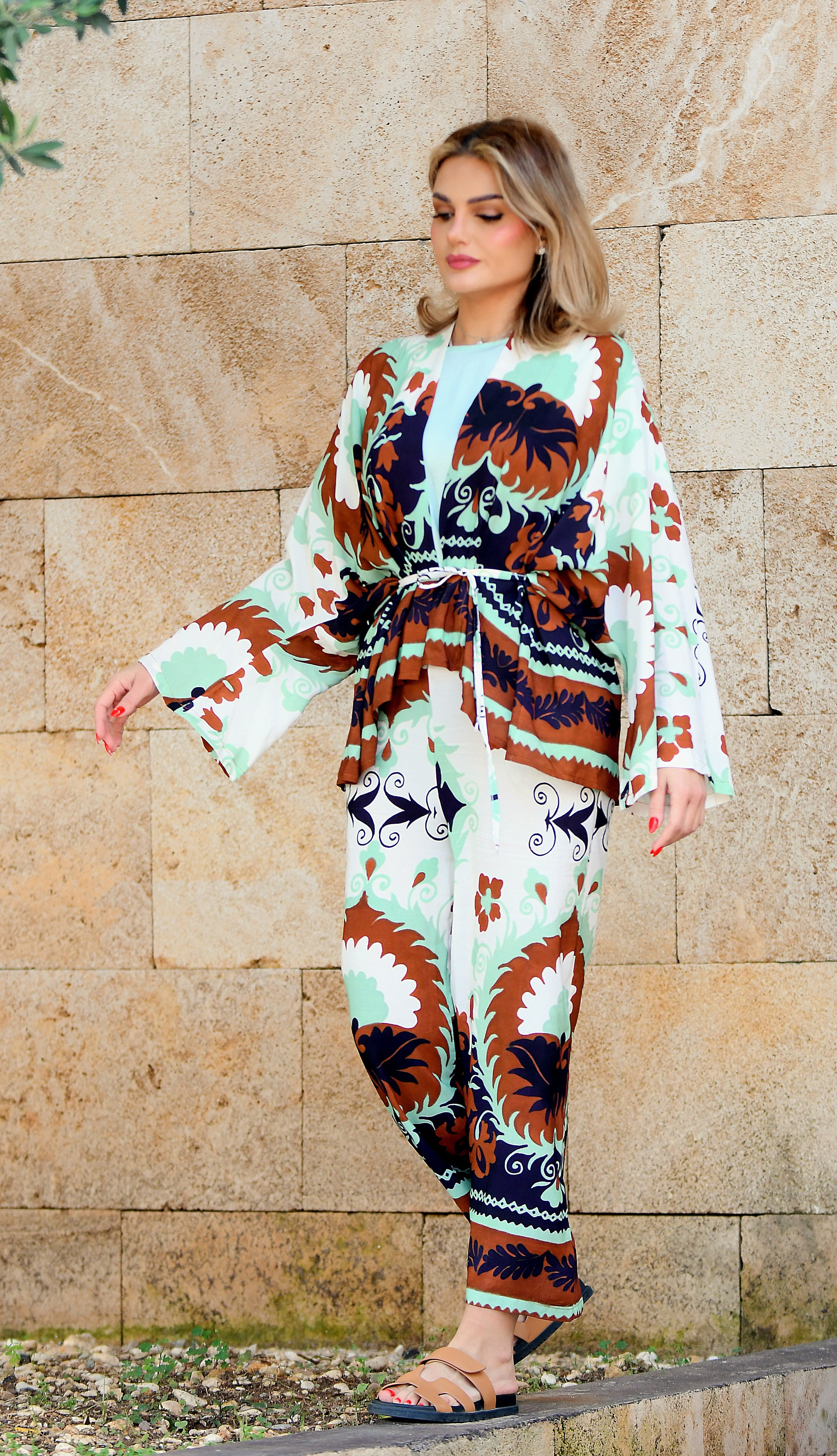 SET KIMONO AND PANTS