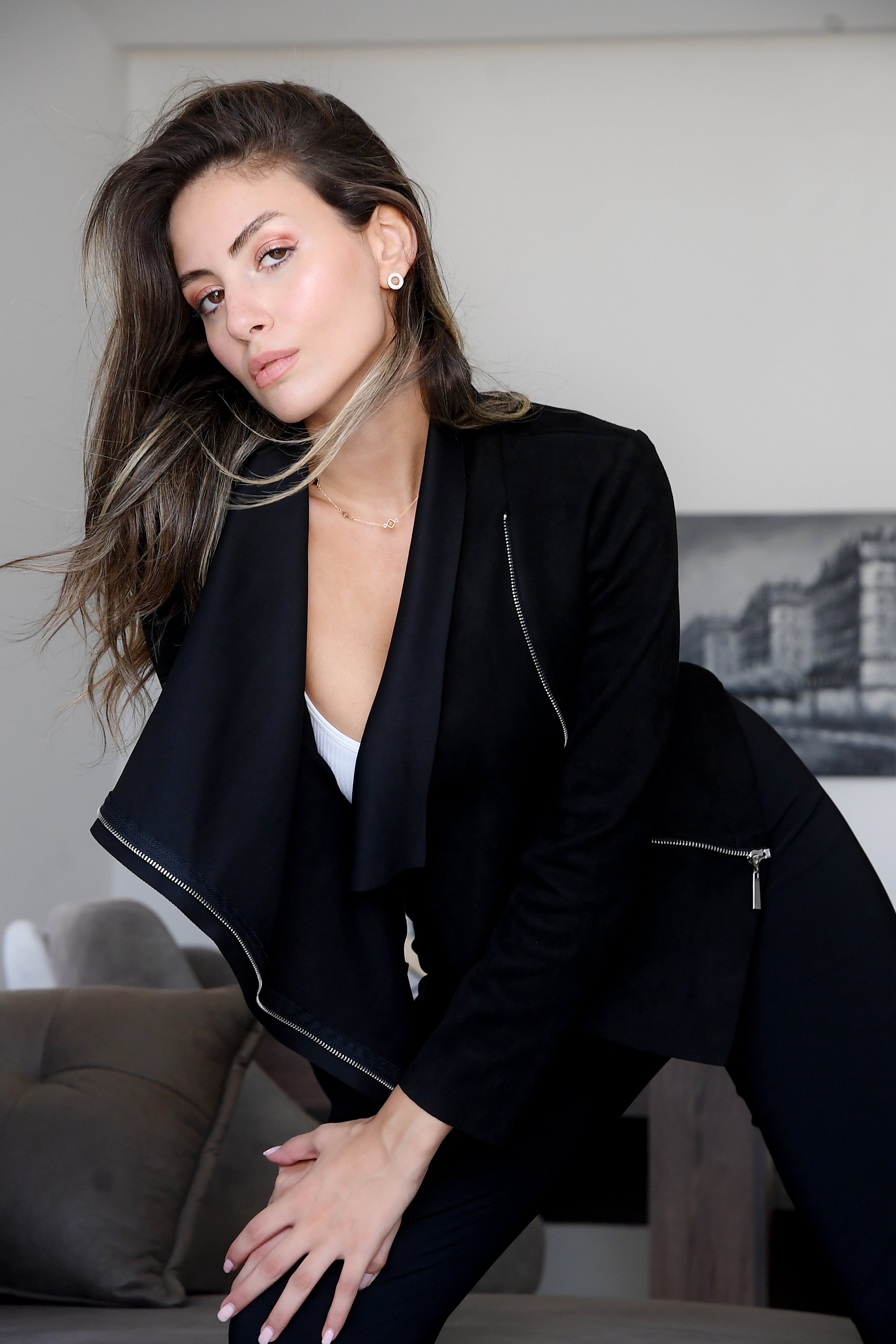 ZIPPER-CASUAL JACKET