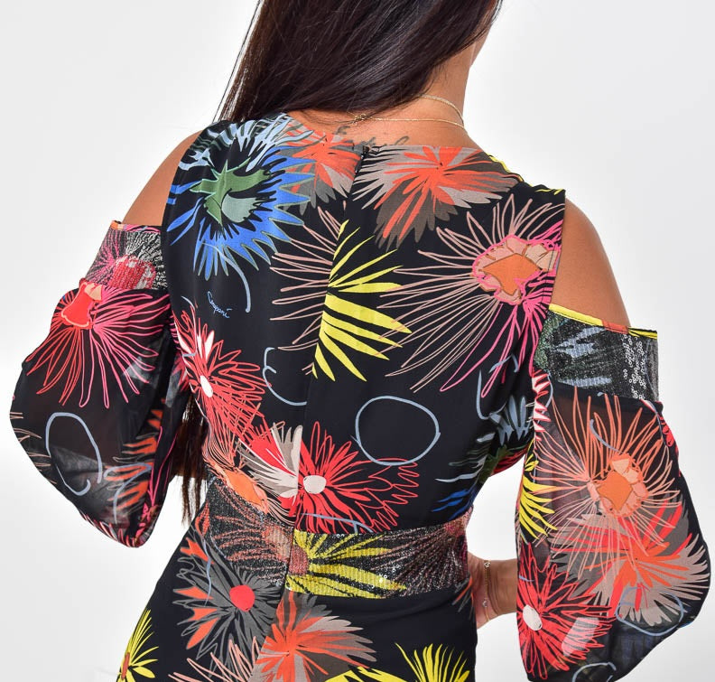 FIREWORKS LONG DRESS