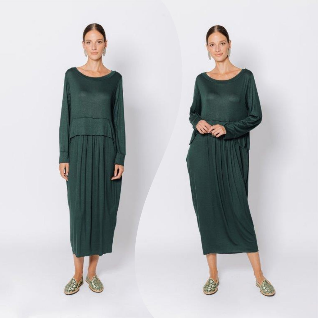 GREEN BOHEMIAN DRESS 365/365