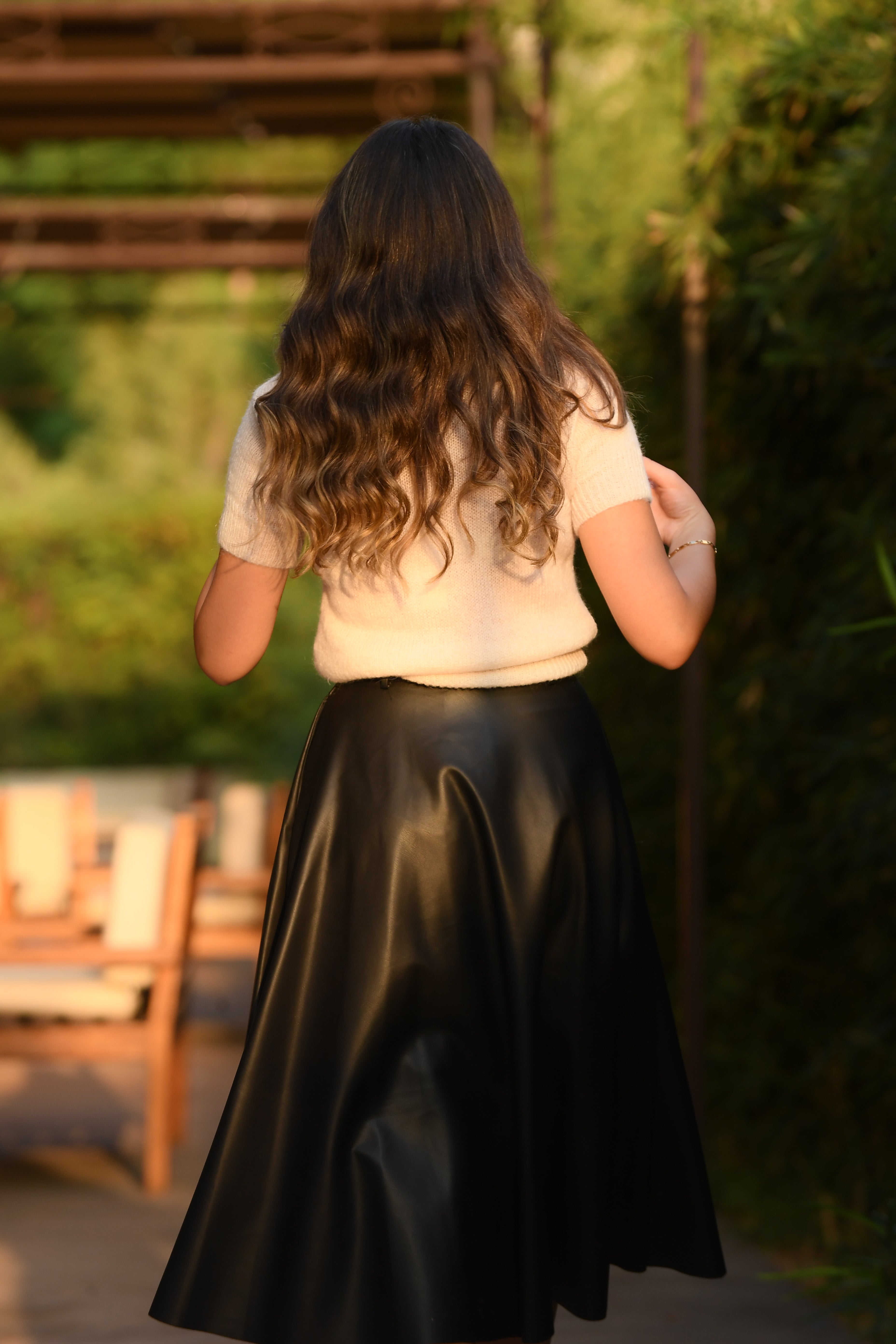 Ecopelle skirt