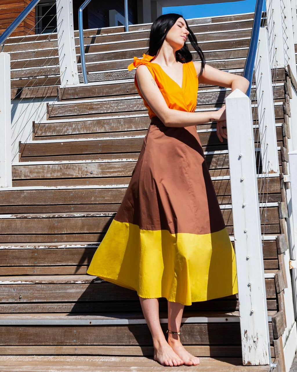 3 COLORS DRESS