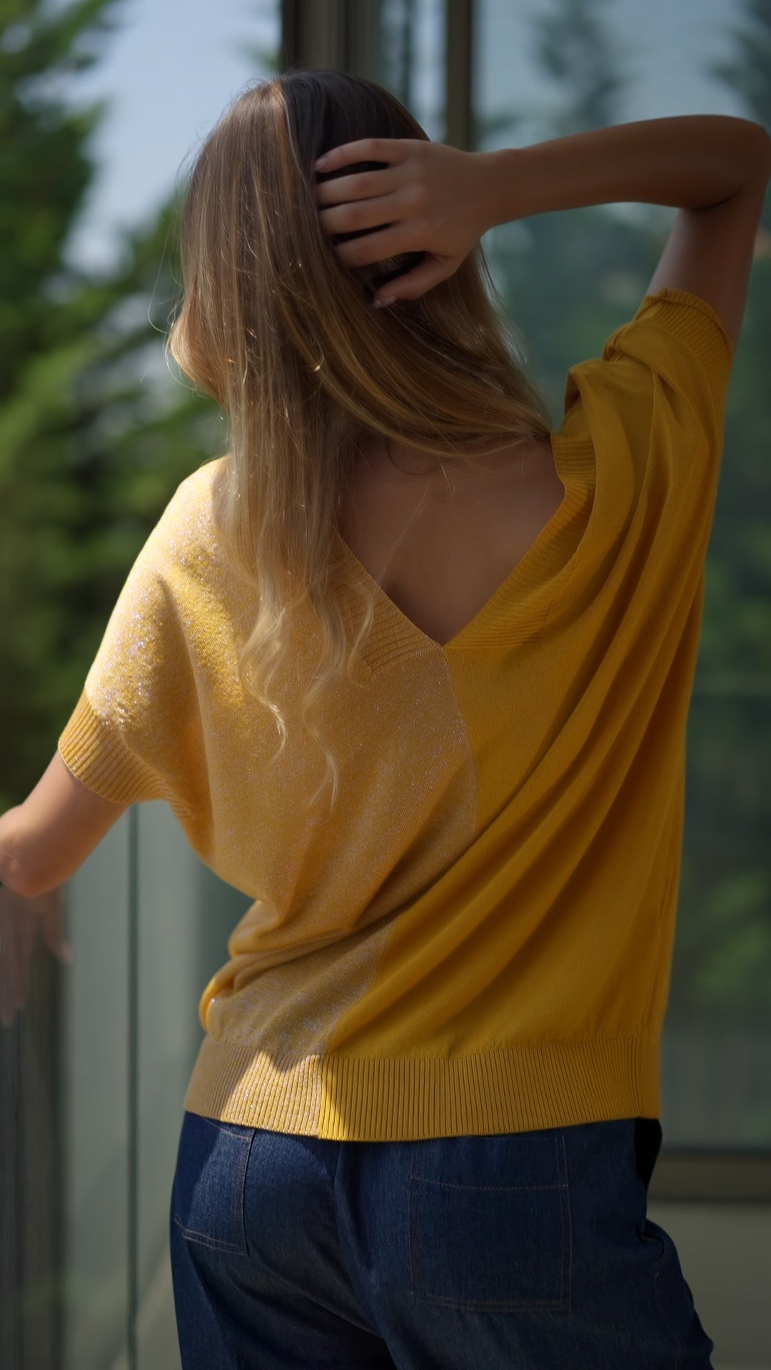 KNIT TOP LUREX