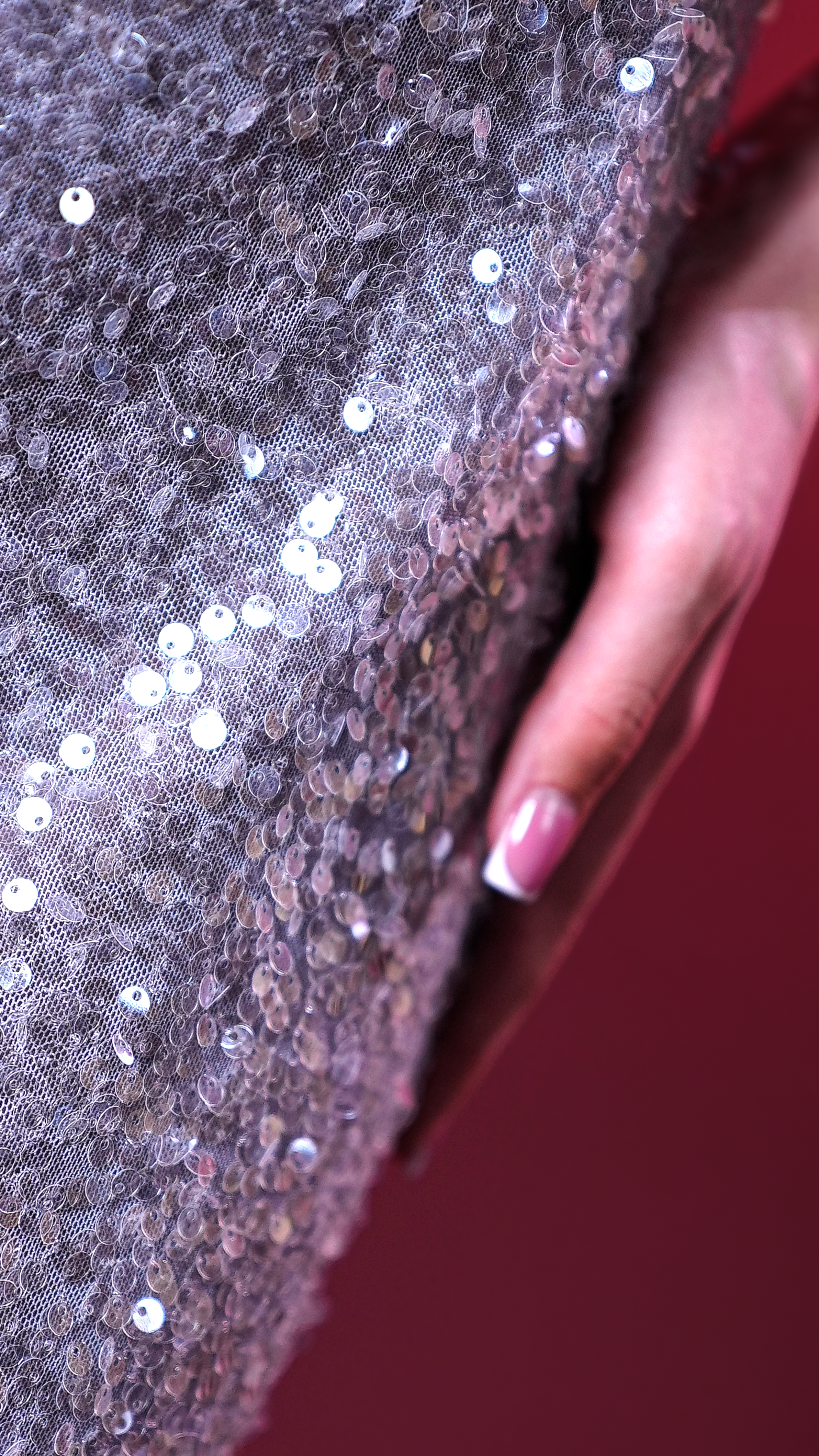PAILLETTES SILVER DRESS