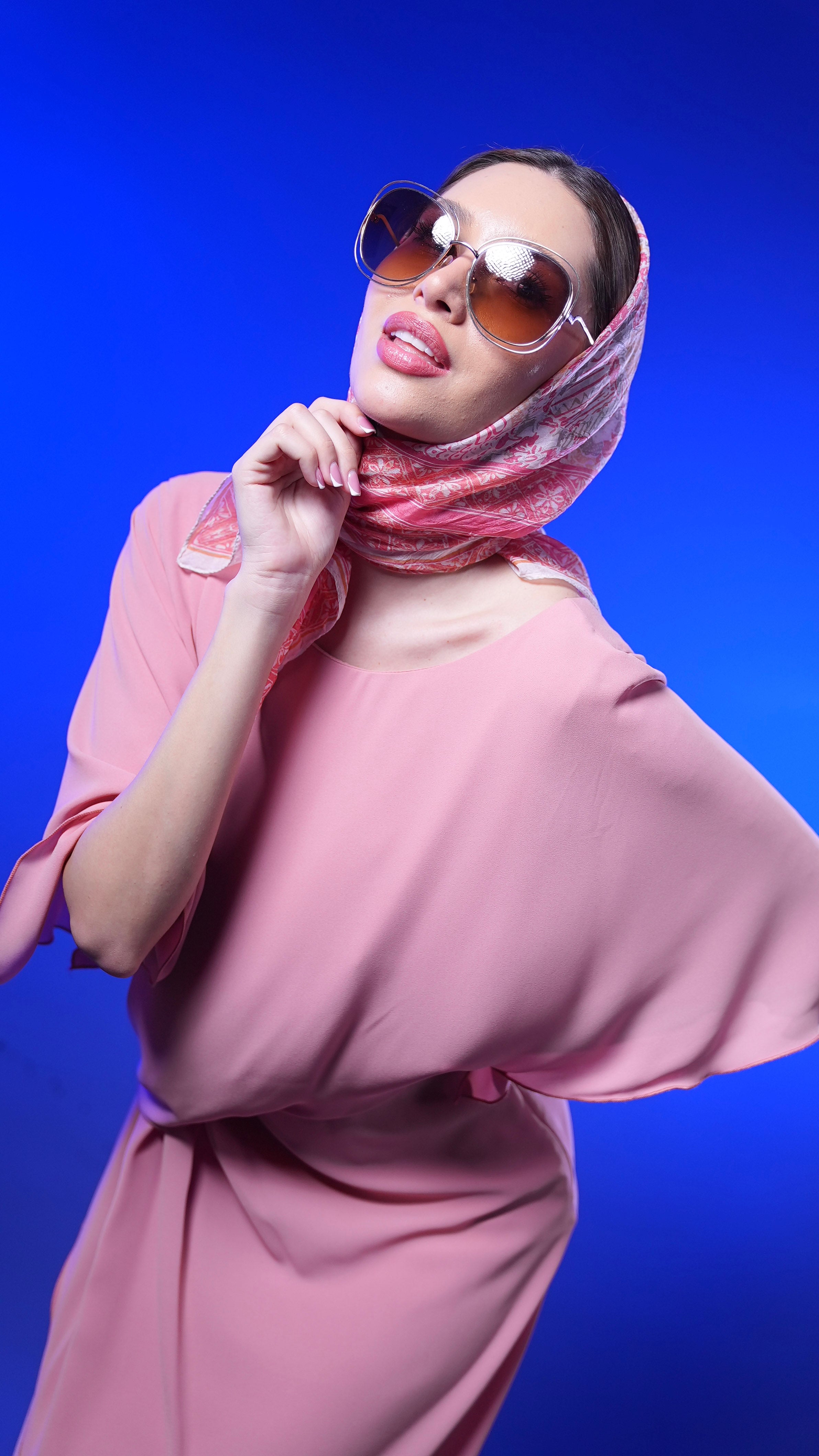 SALMON COLOR DRESS