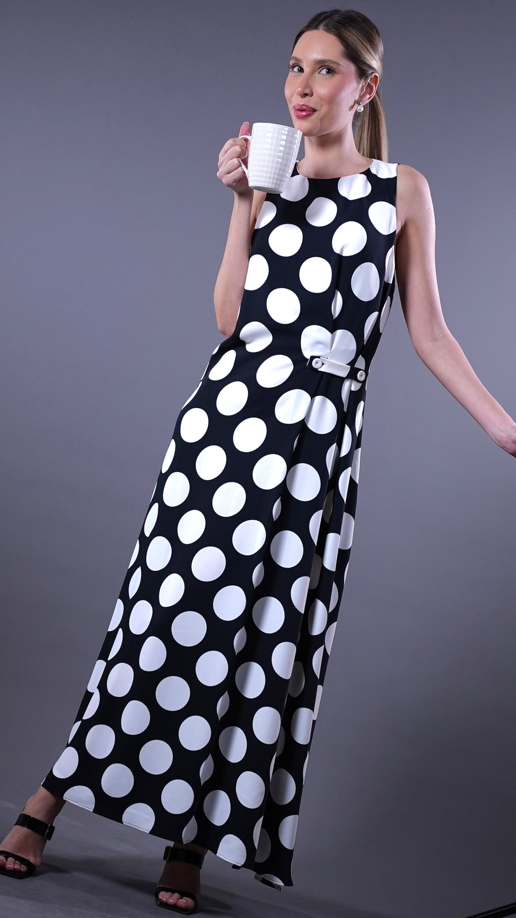 DOT LONG DRESS