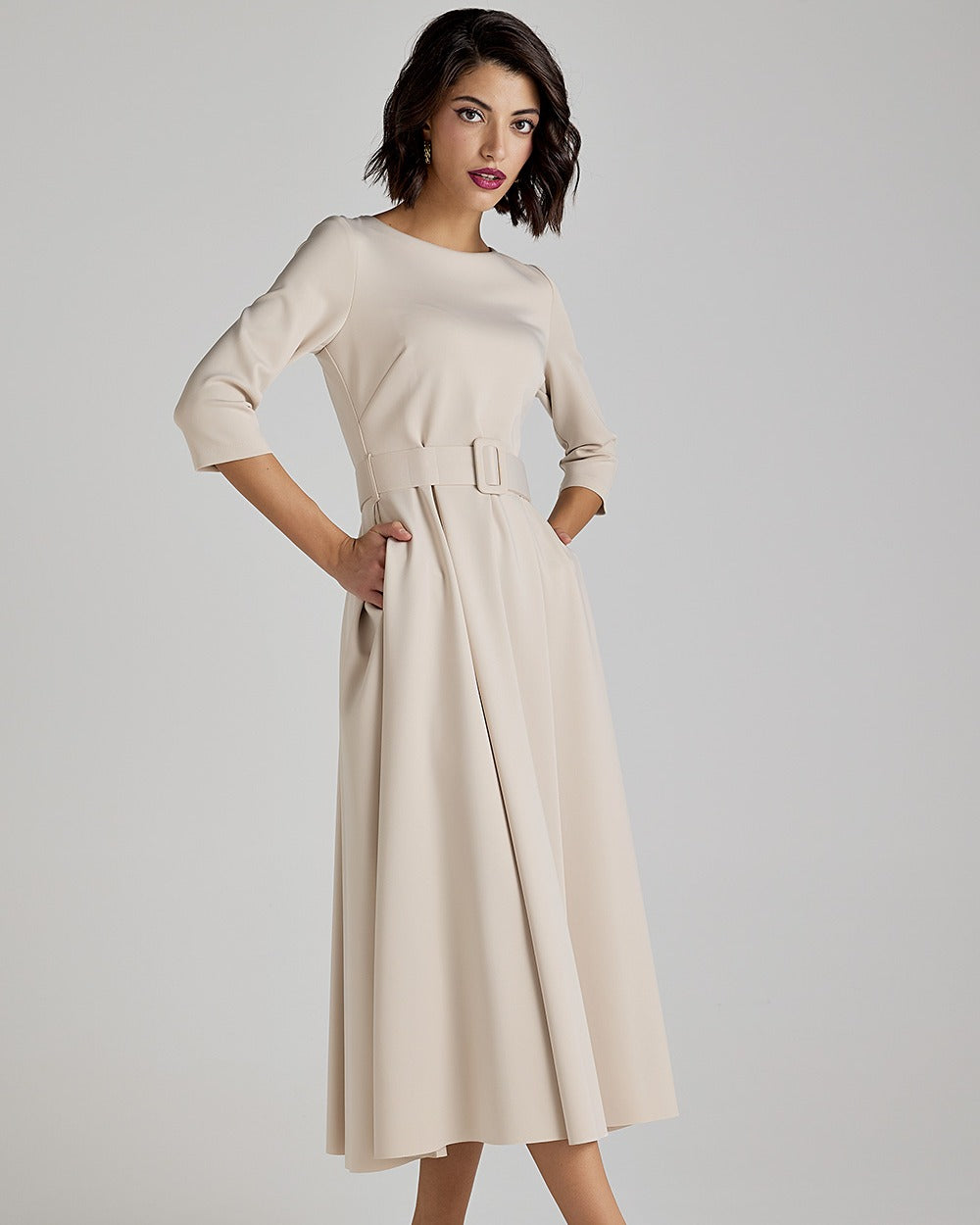 DRESS OFF-WHITE ELEGANCE