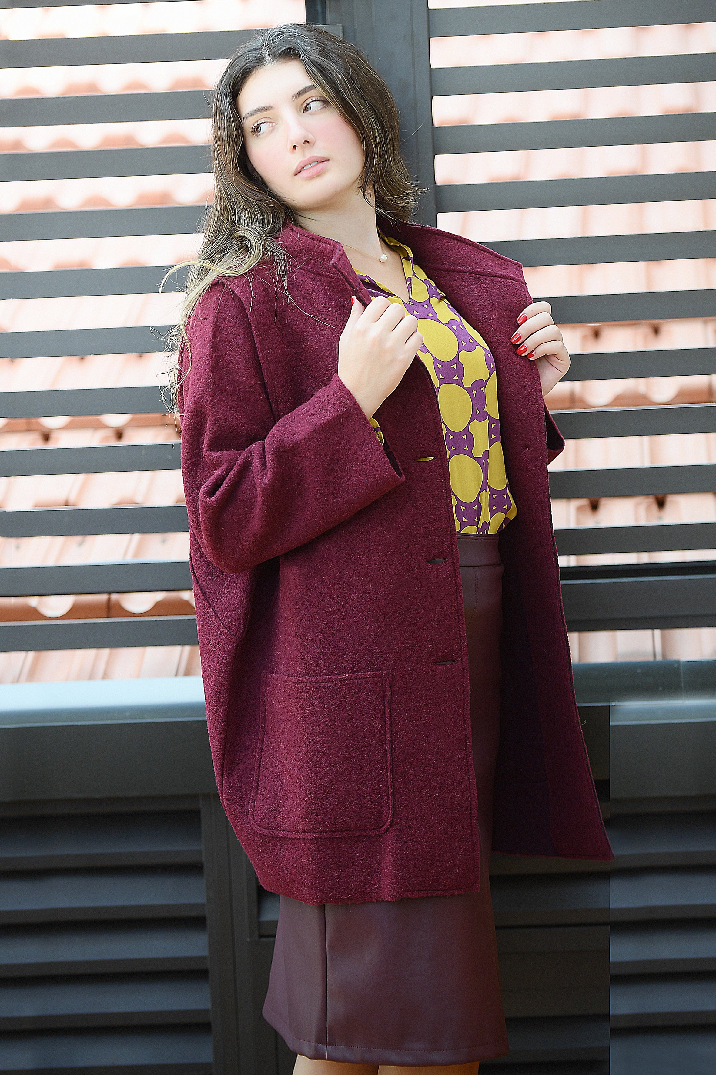 Oversized Coat 60%WOOL