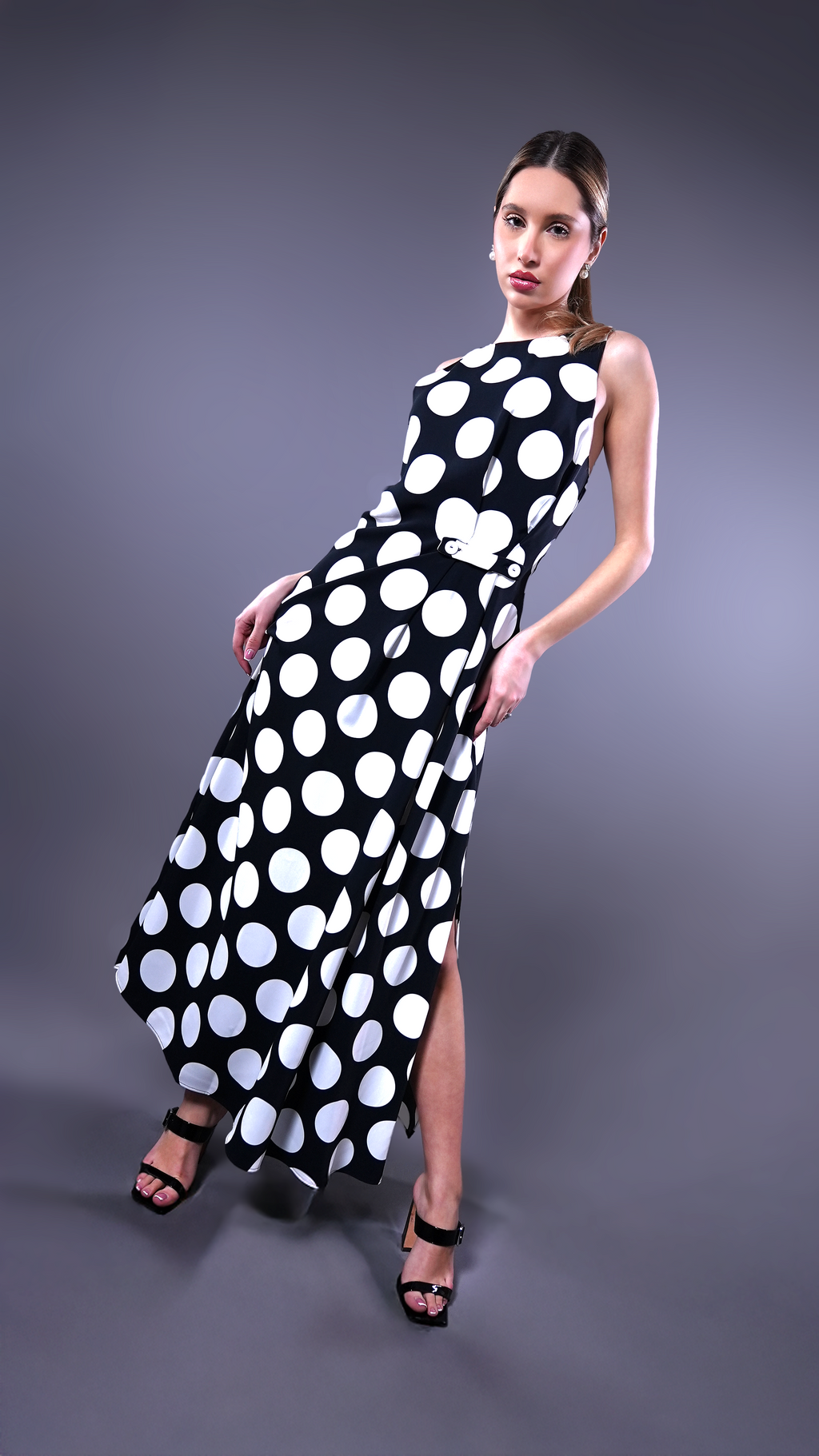 DOT LONG DRESS