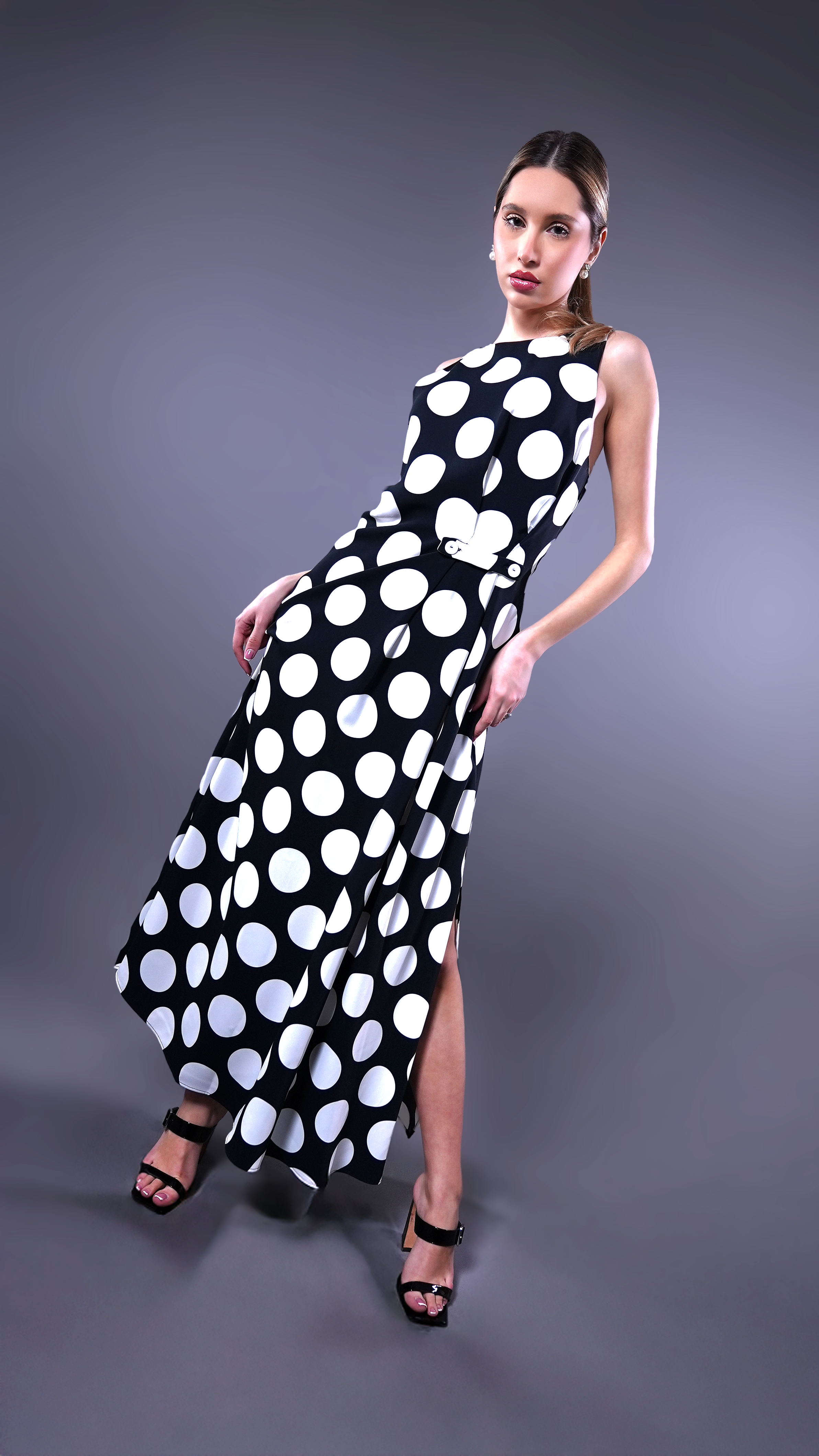 DOT LONG DRESS