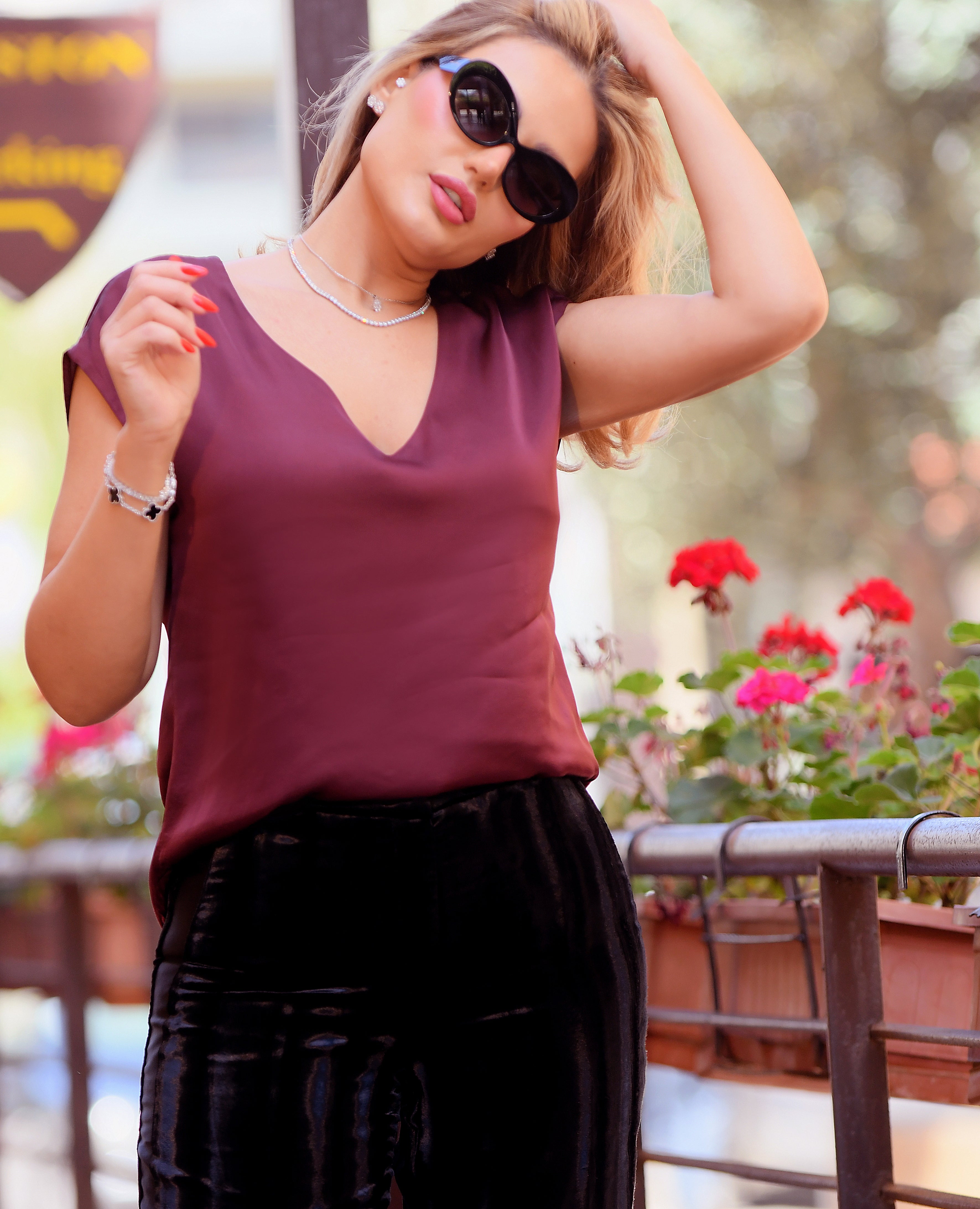 VELVET SILKY PANTS