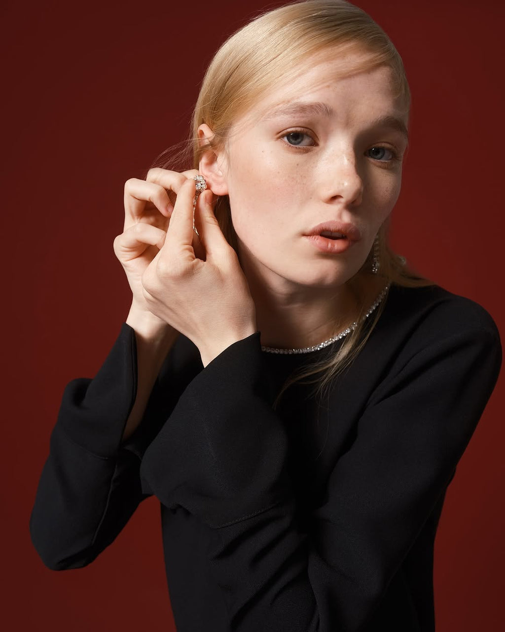 Elegant dress a la francaise