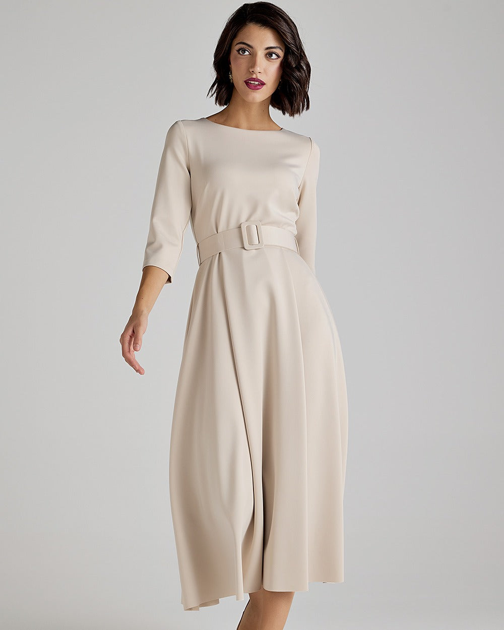 DRESS OFF-WHITE ELEGANCE