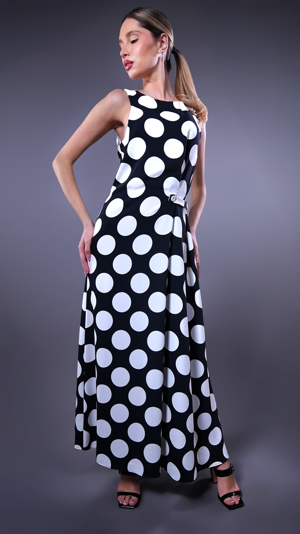 DOT LONG DRESS