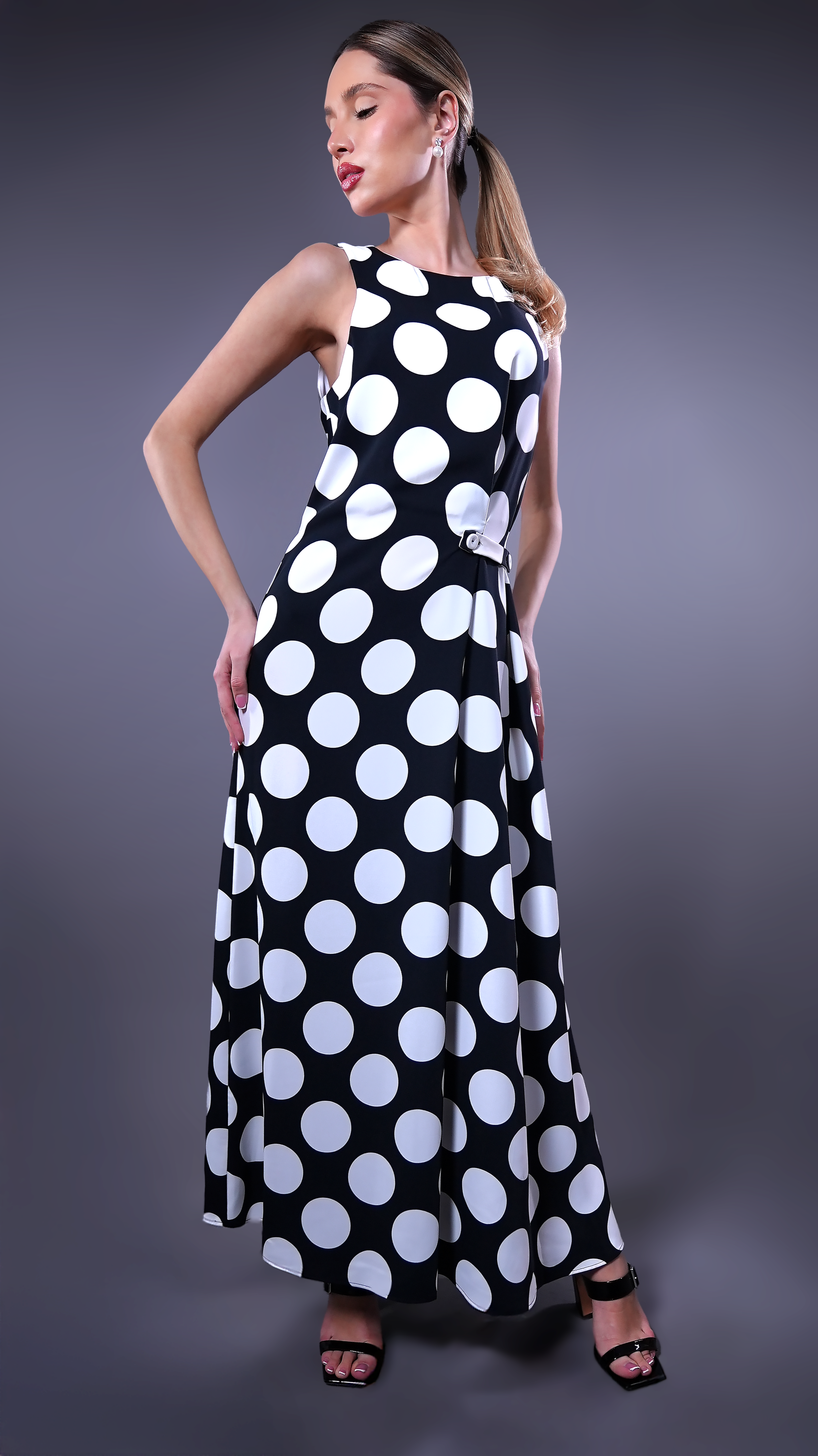DOT LONG DRESS